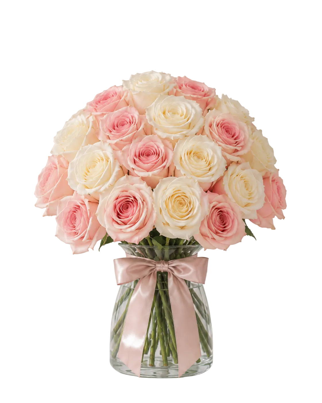 Blush & Ivory Roses