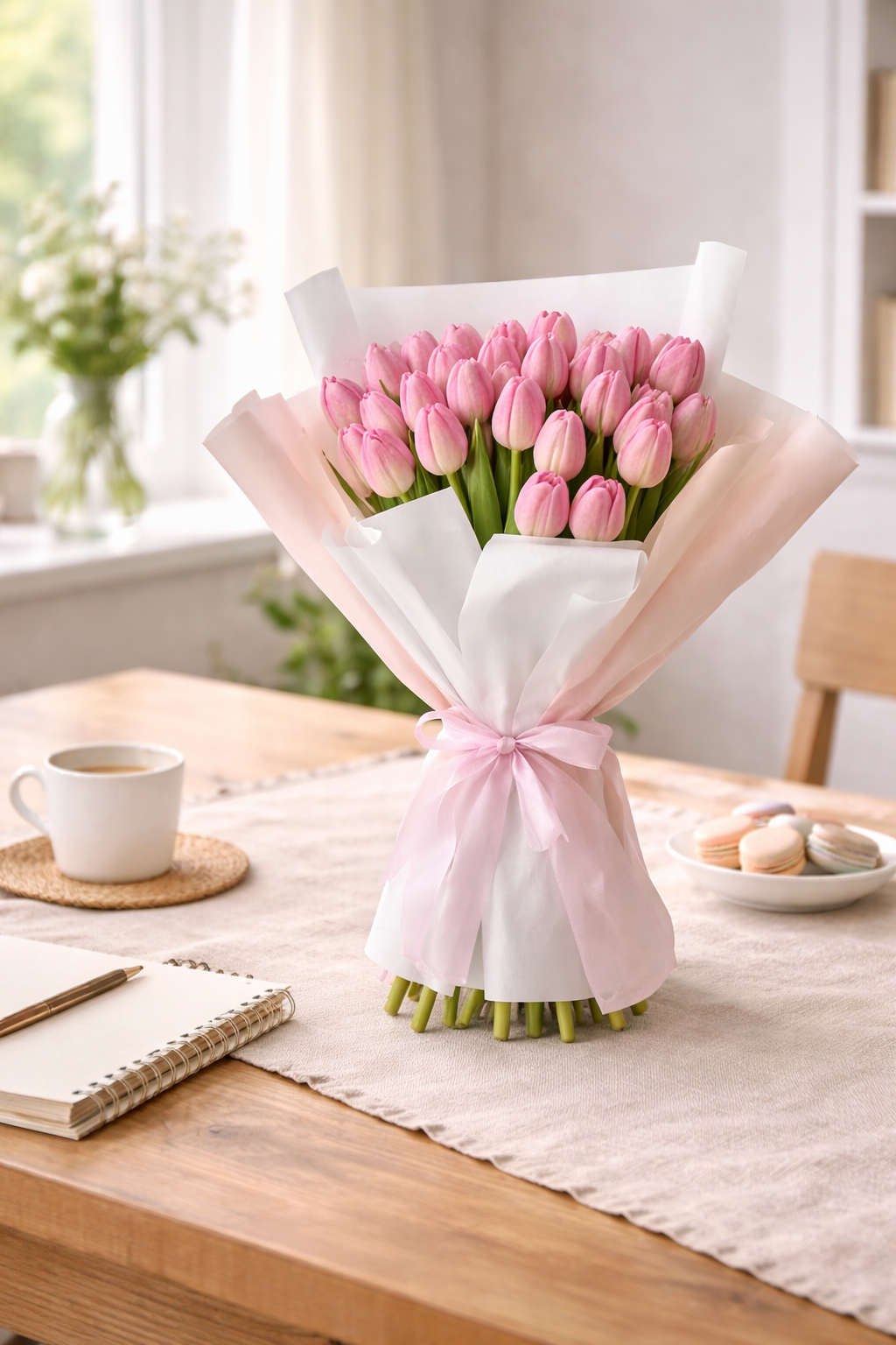 Blushing Tulips Wrap
