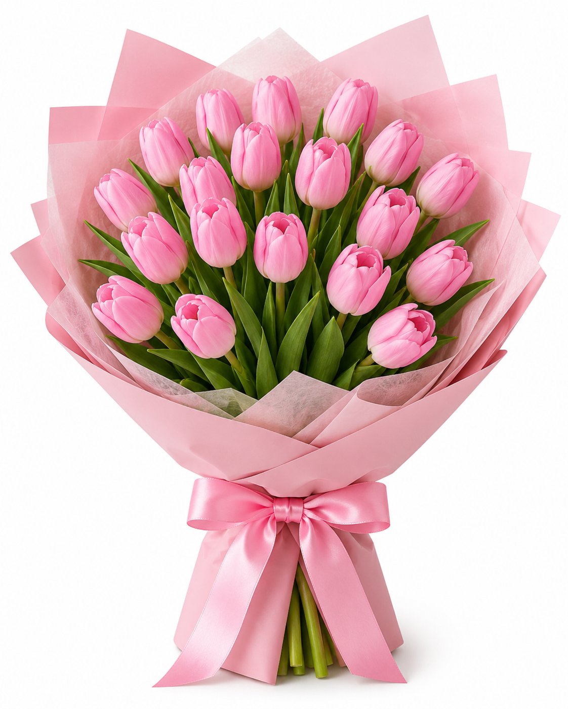 Blushing Tulips Vase