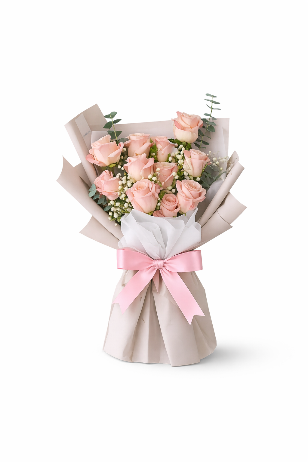 Classic Pink Roses Wrap