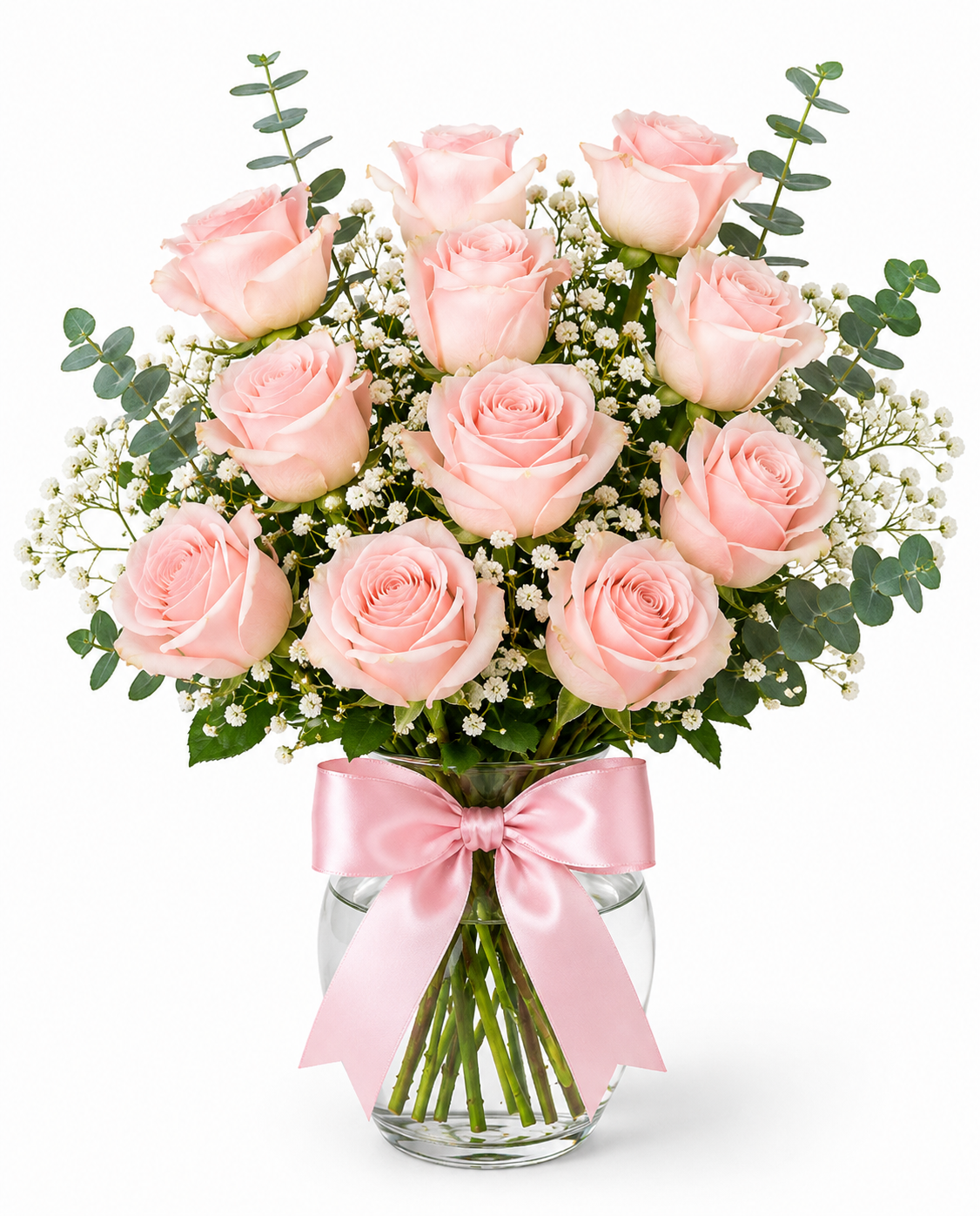 Classic Pink Roses Wrap