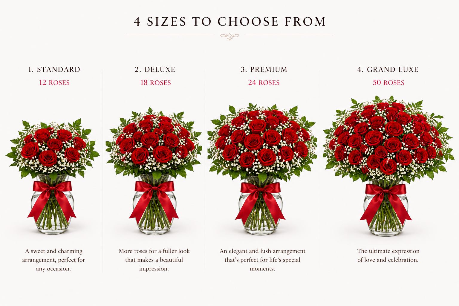 Classic Red Roses Wrap