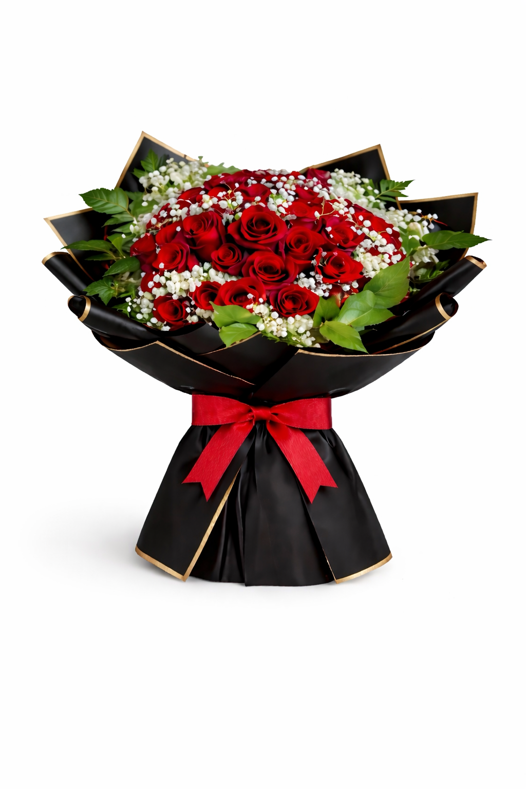 Classic Red Roses Wrap