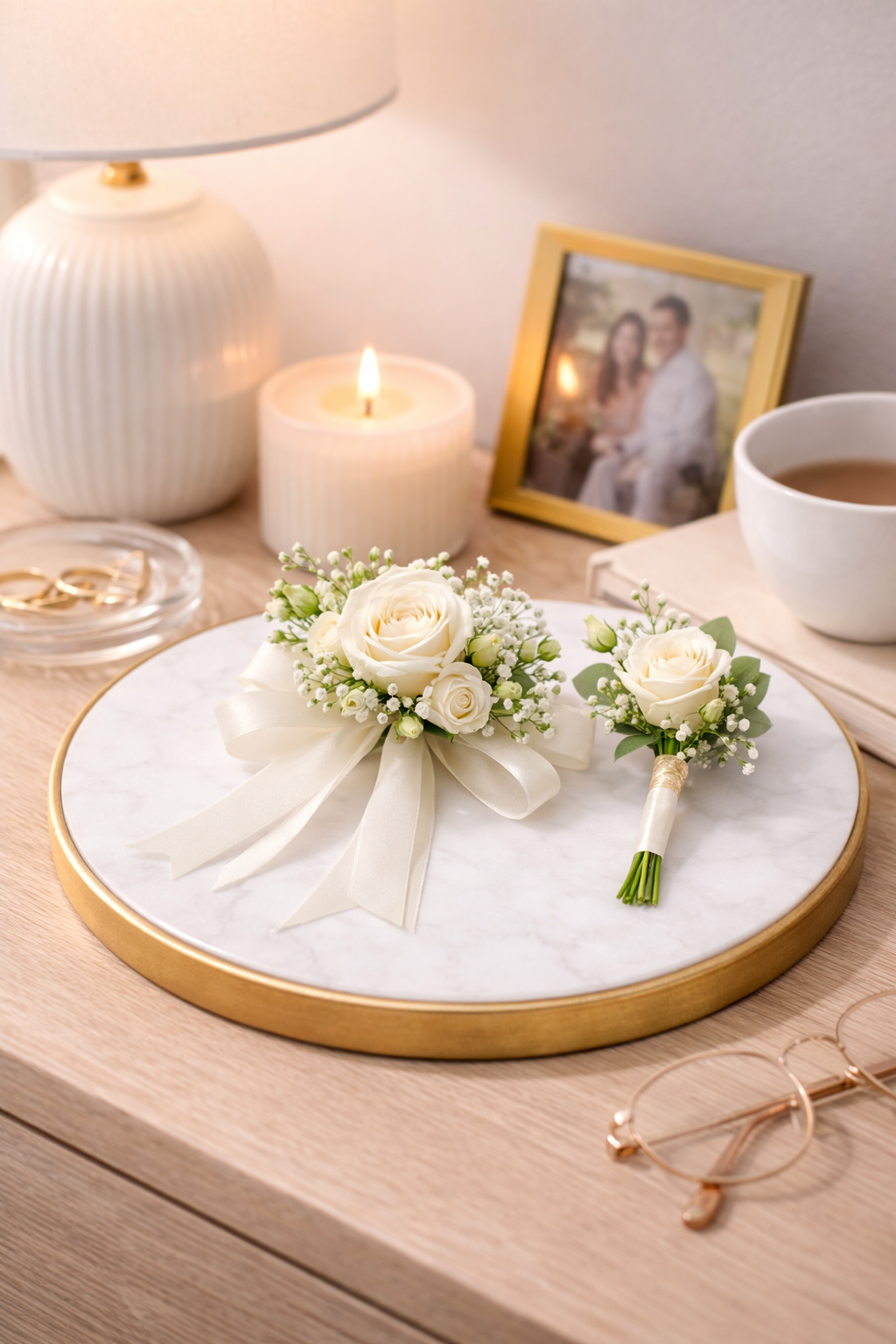 Combo Corsage + Boutonniere