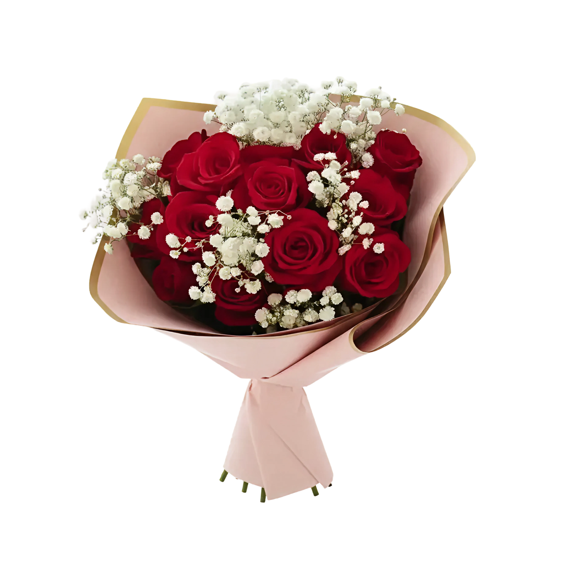 Classic Red Roses Wrap