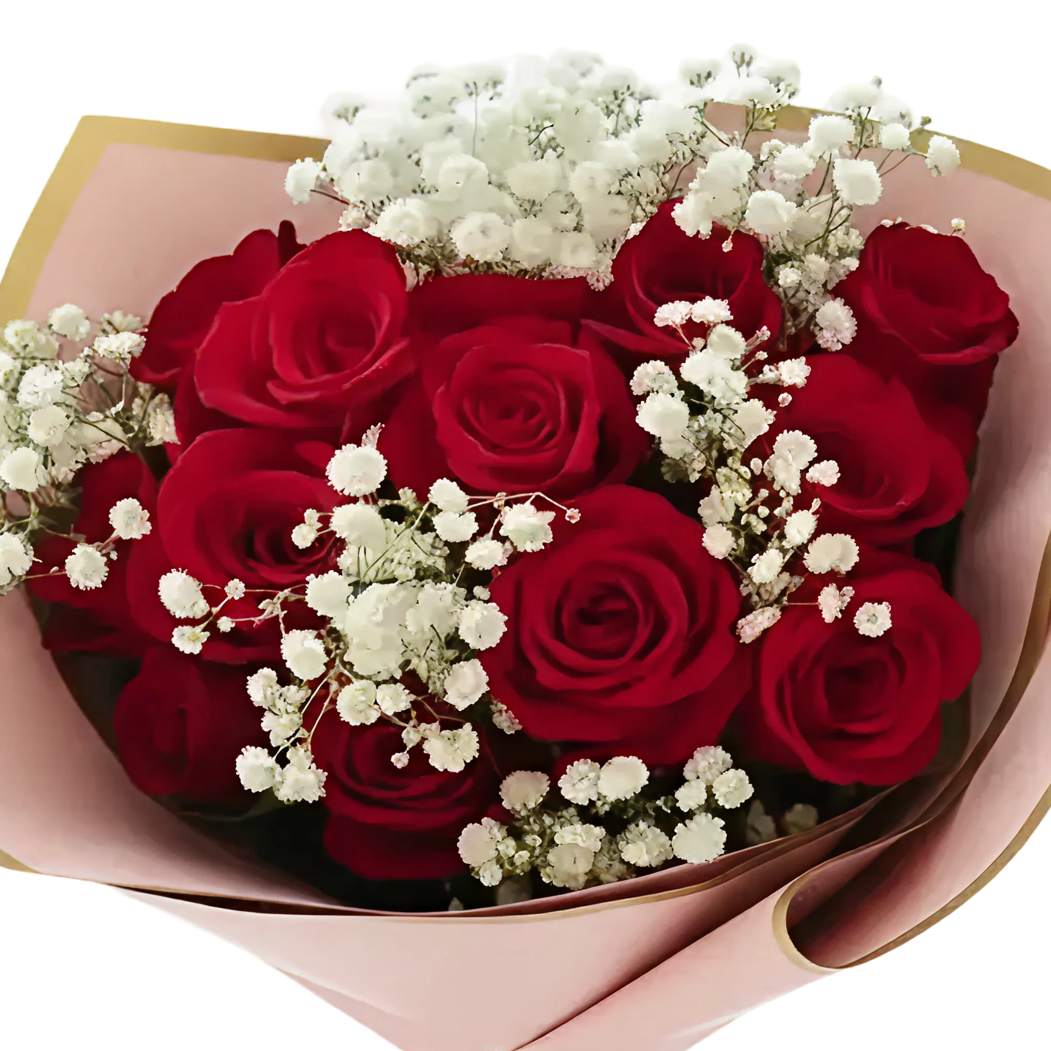 Classic Red Roses Wrap