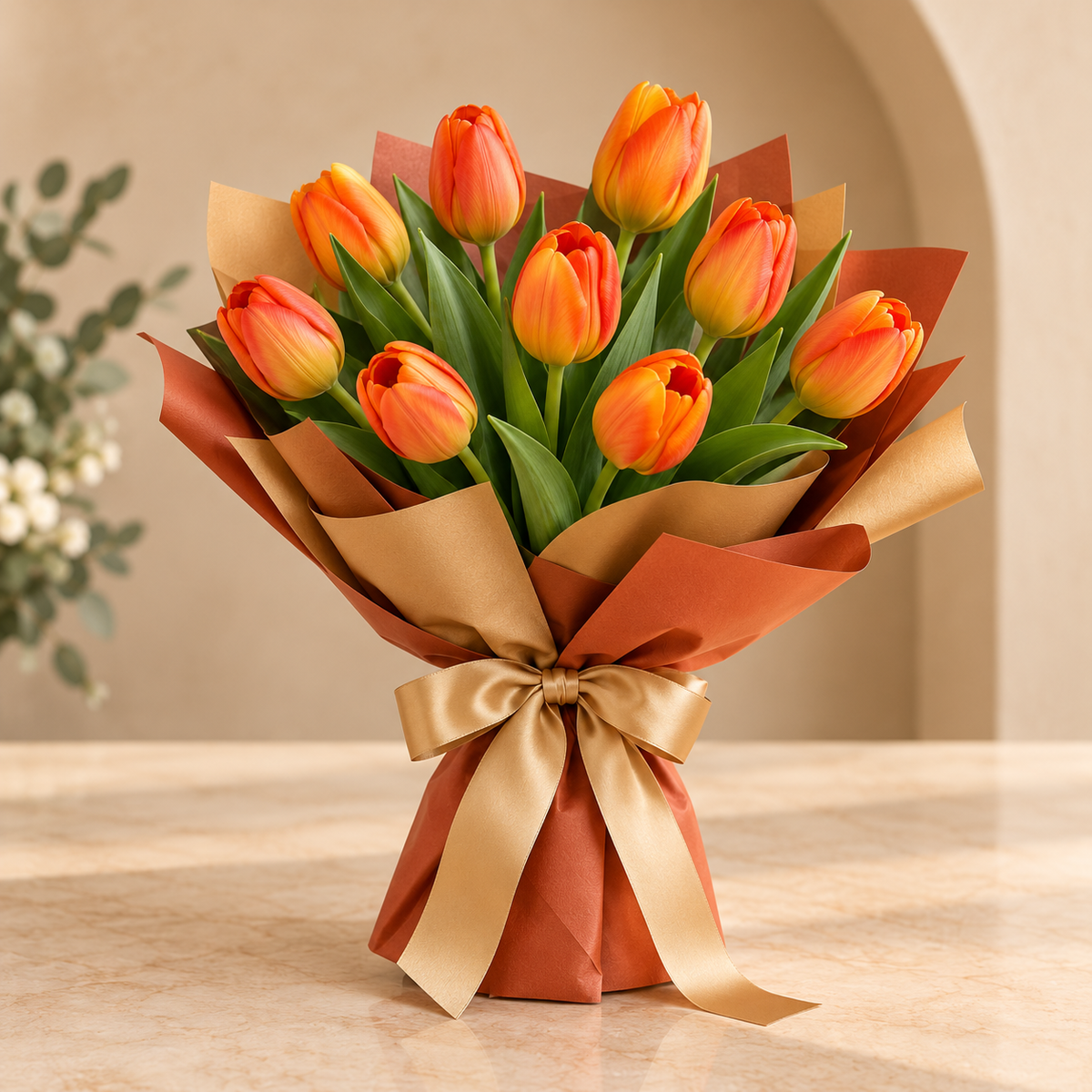 Spiced Amber Tulips