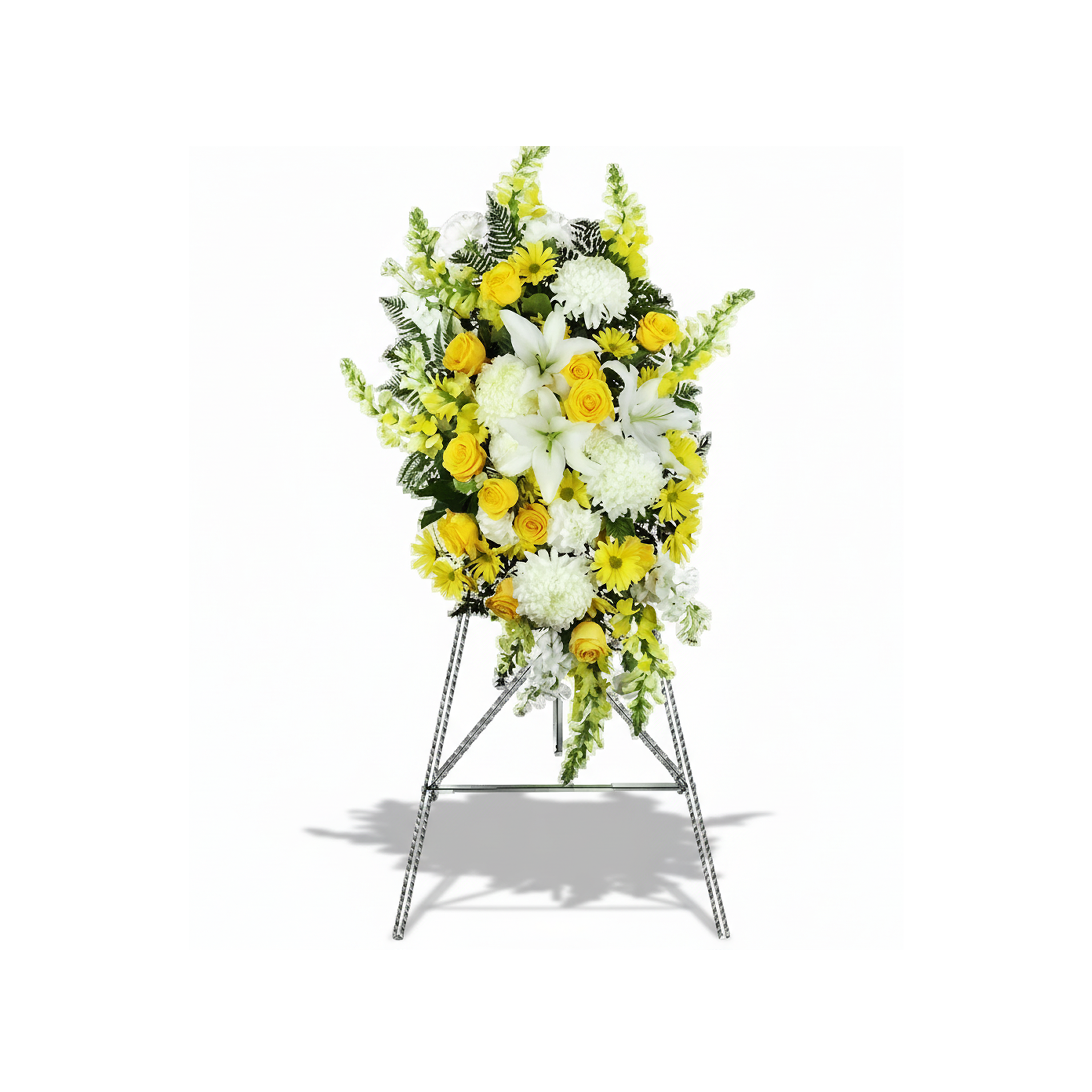 Golden Reflections Standing Spray