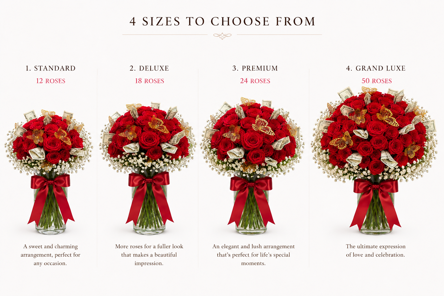 Money Glam Buchón Bouquet  Wrap