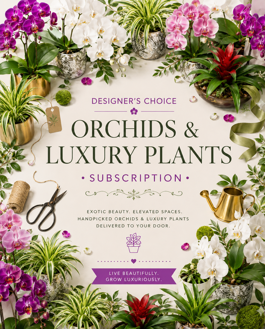 Orchids & Luxury Plants - Subscription