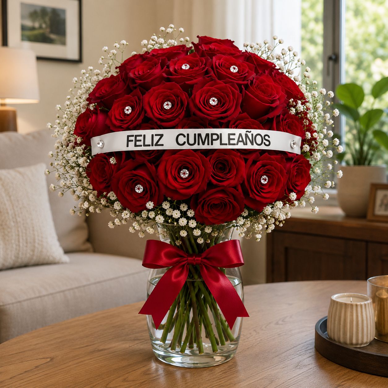 Personalized Roses Wrap