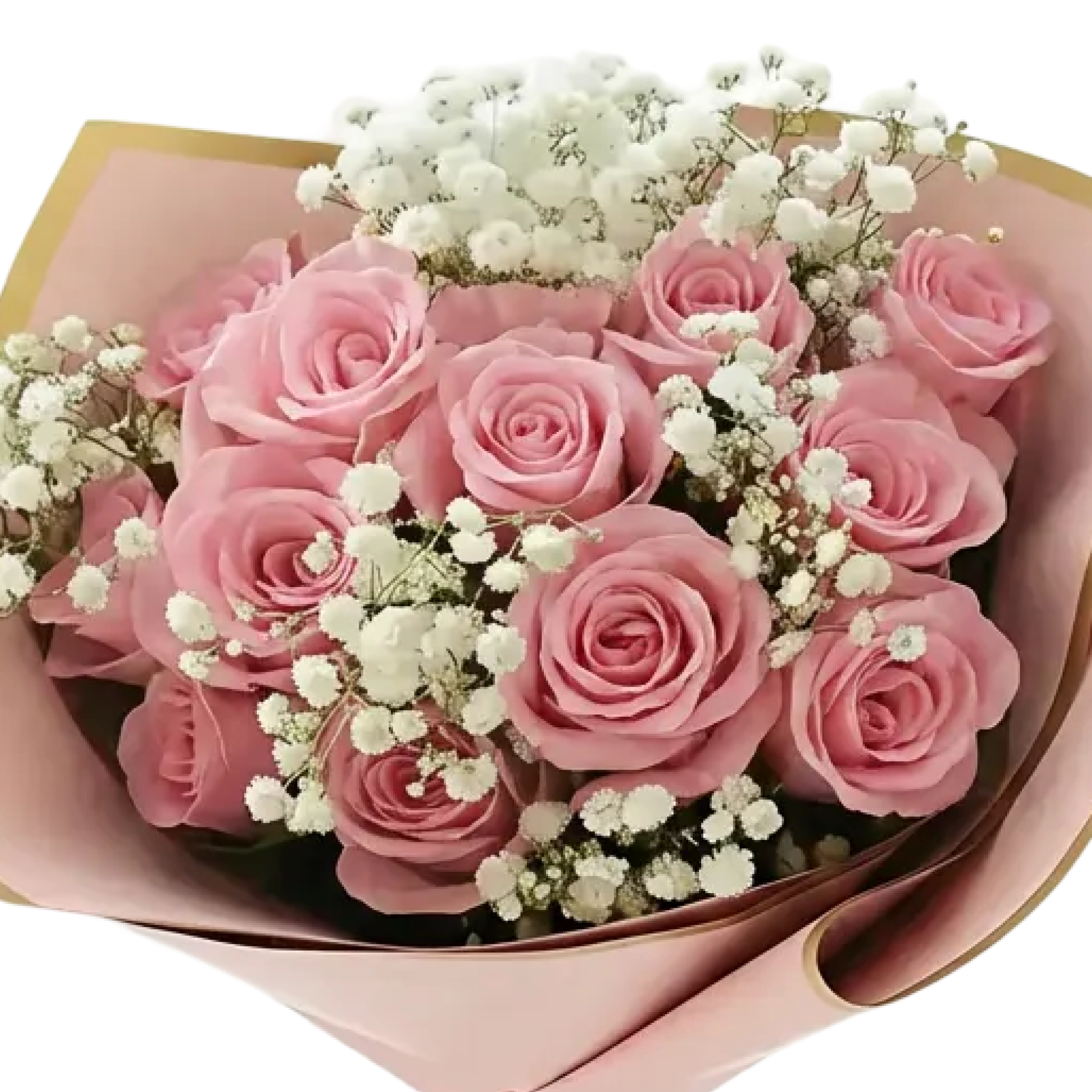 Classic Pink Roses Wrap