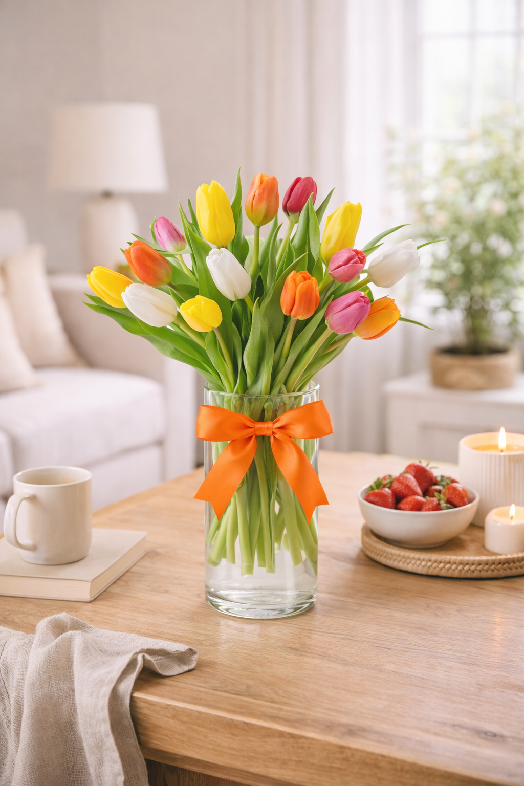 Rainbow Tulips