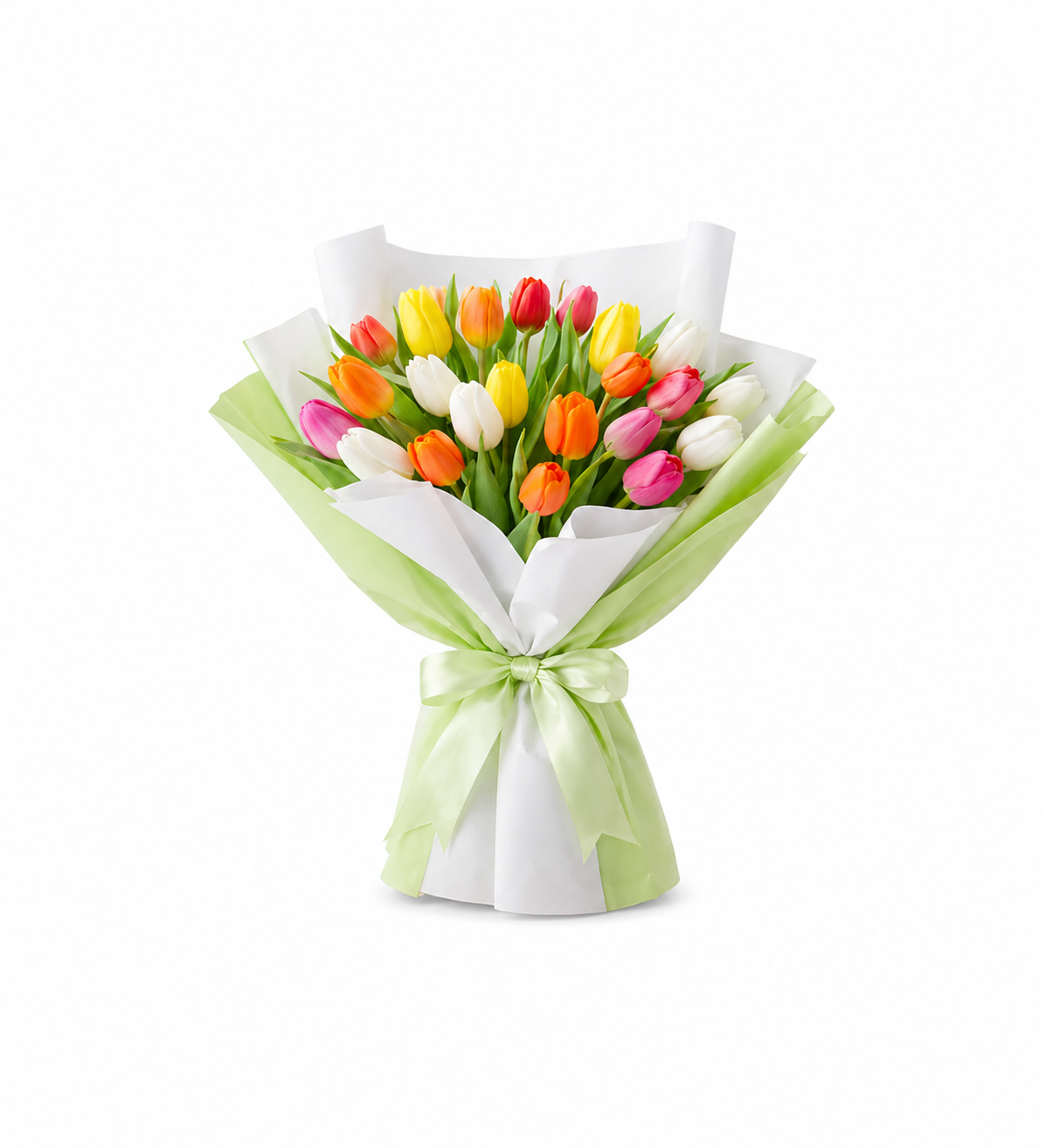 Rainbow Tulips