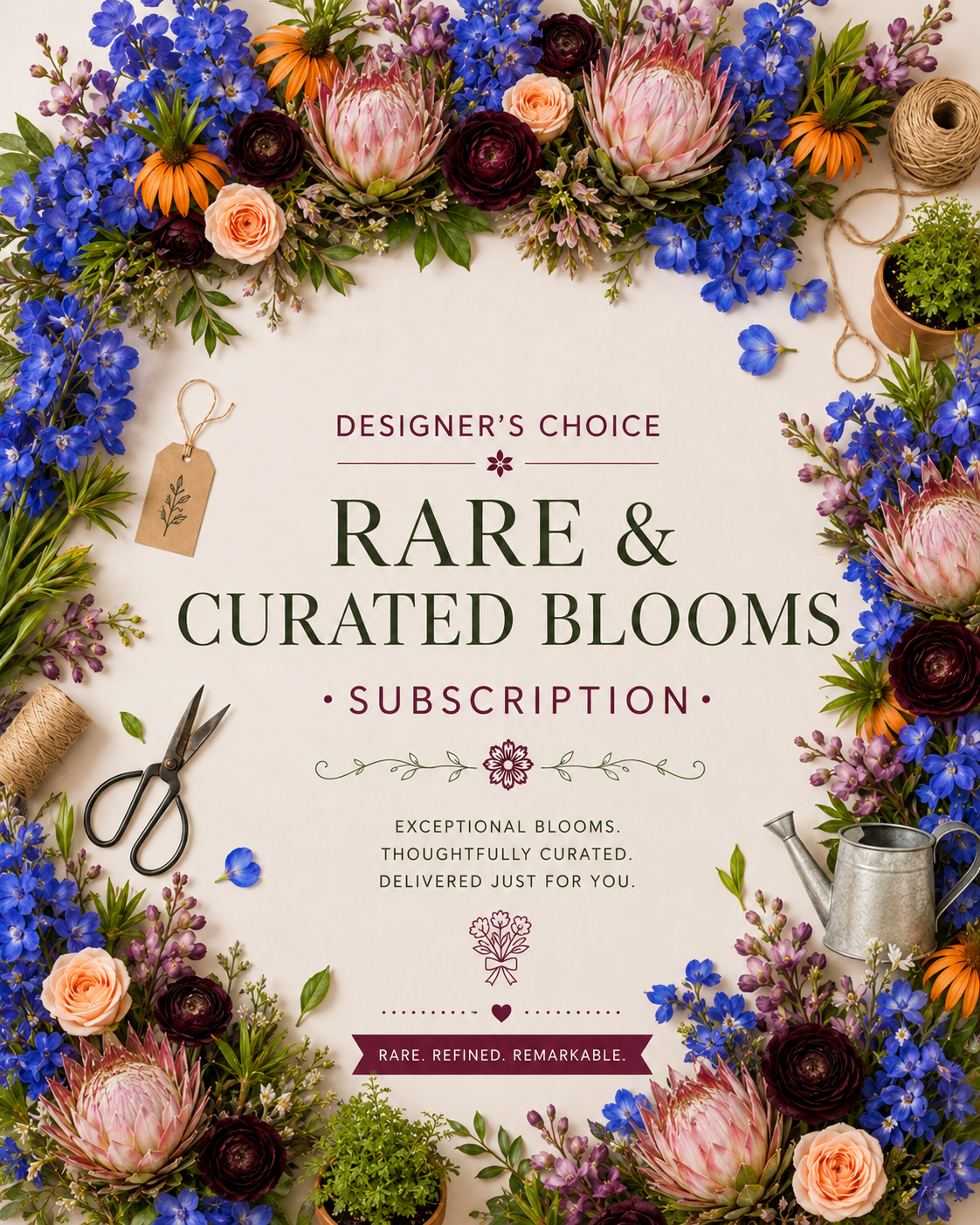 Rare & Curated Blooms - Subscription