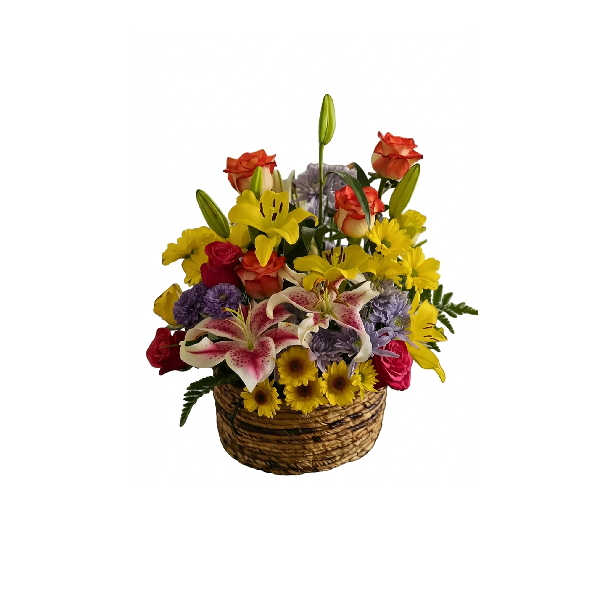 Rustic Sunrise Basket