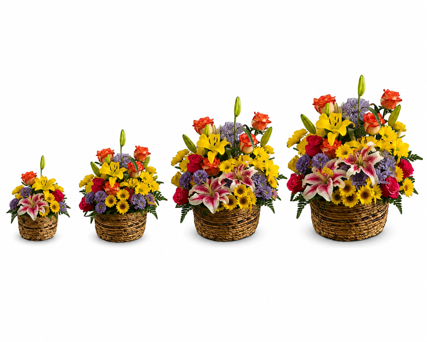 Rustic Sunrise Basket