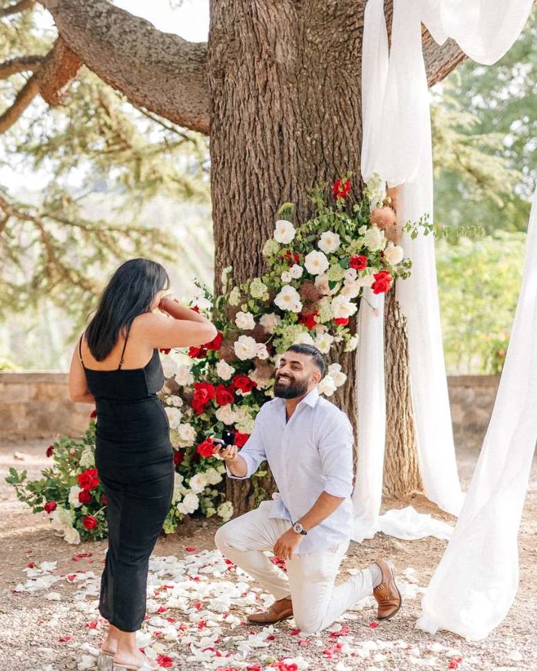 Wedding Proposal Floral Package