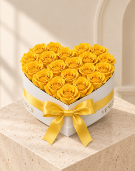 Yellow Passion Heart
