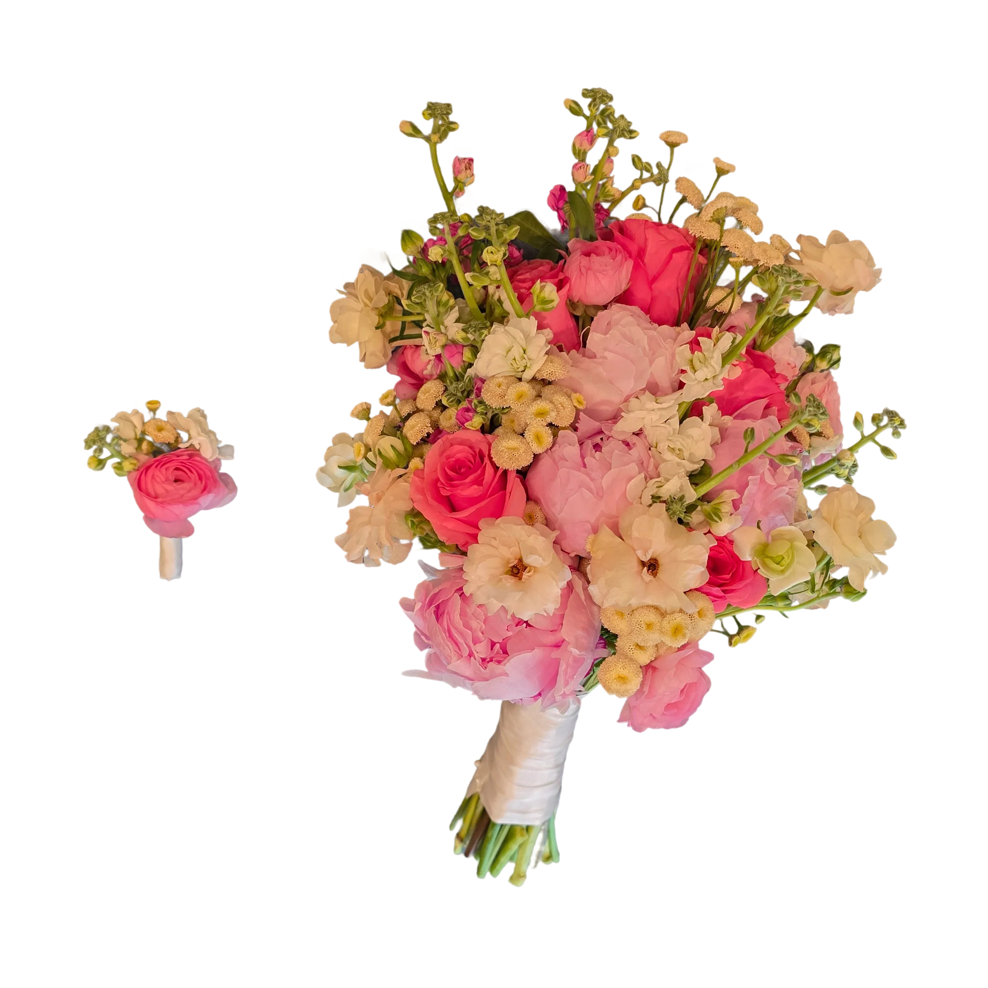Bridal Bouquet & Boutonniere