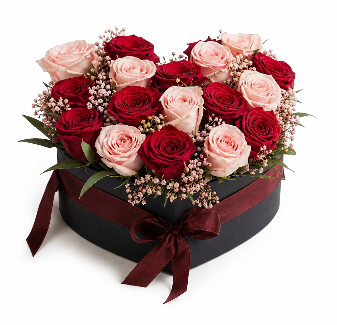 Red & Pink Passion Heart Box